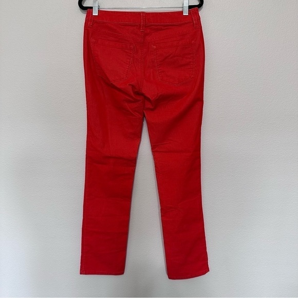 Loft women’s modern straight corduroy pant orange size 25/0 mid rise - Picture 4 of 4